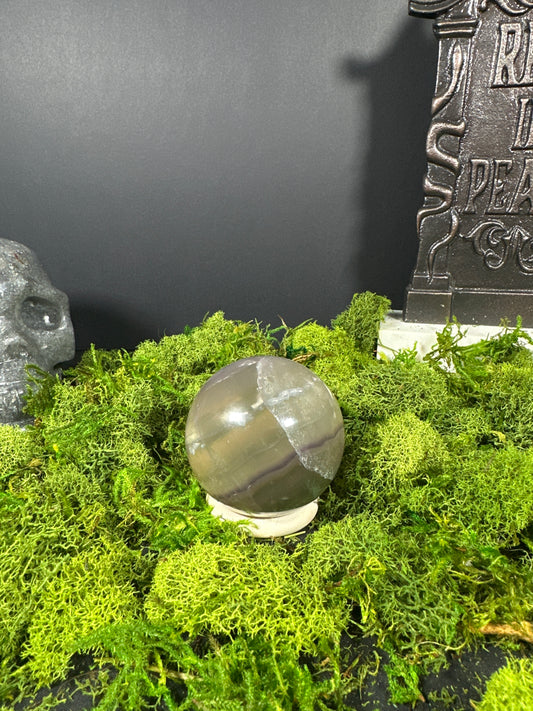 Rainbow Fluorite Sphere