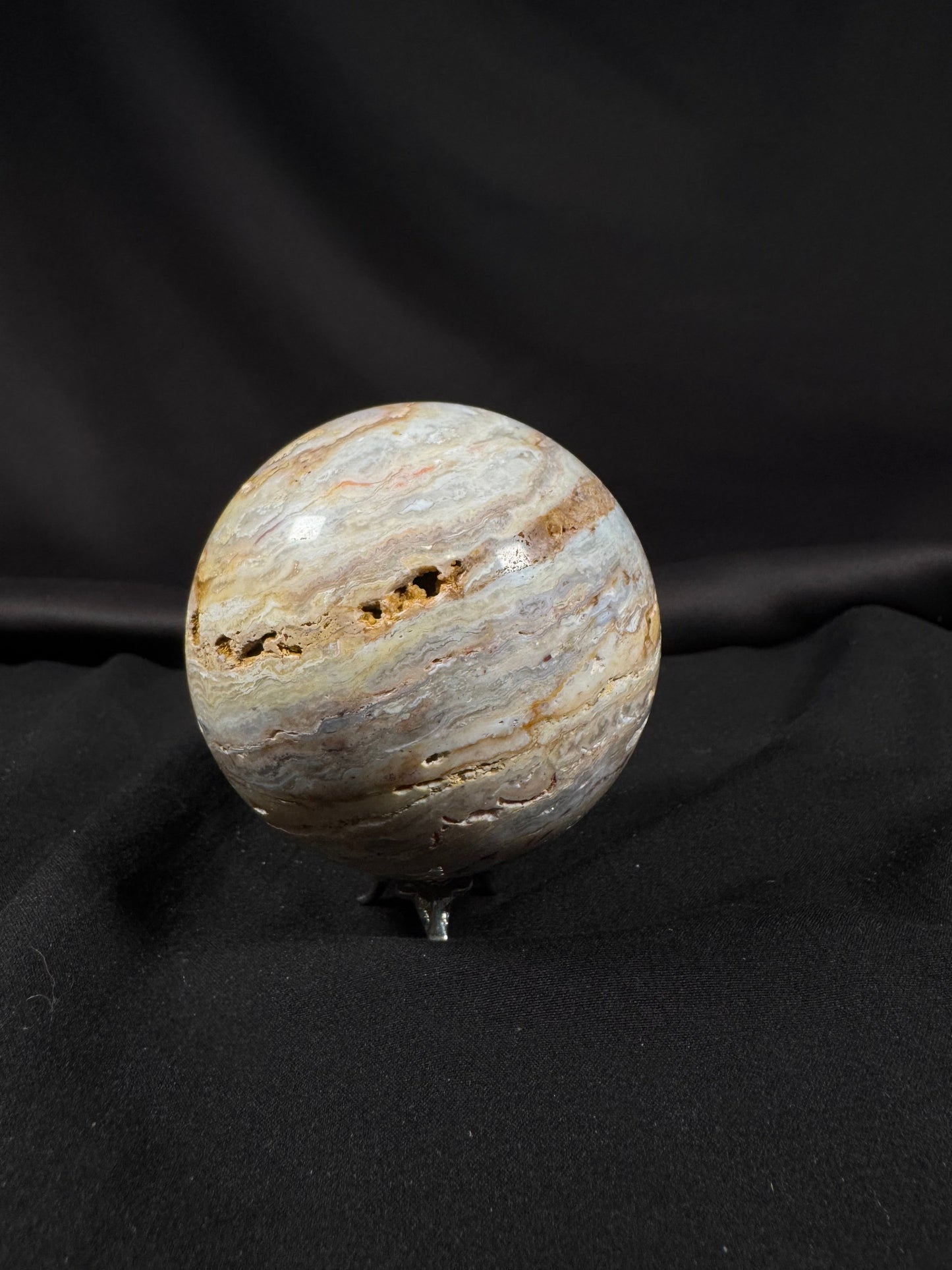 Crazy Lace Agate Sphere