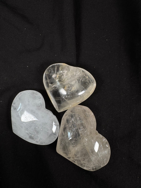 Clear Quartz Heart