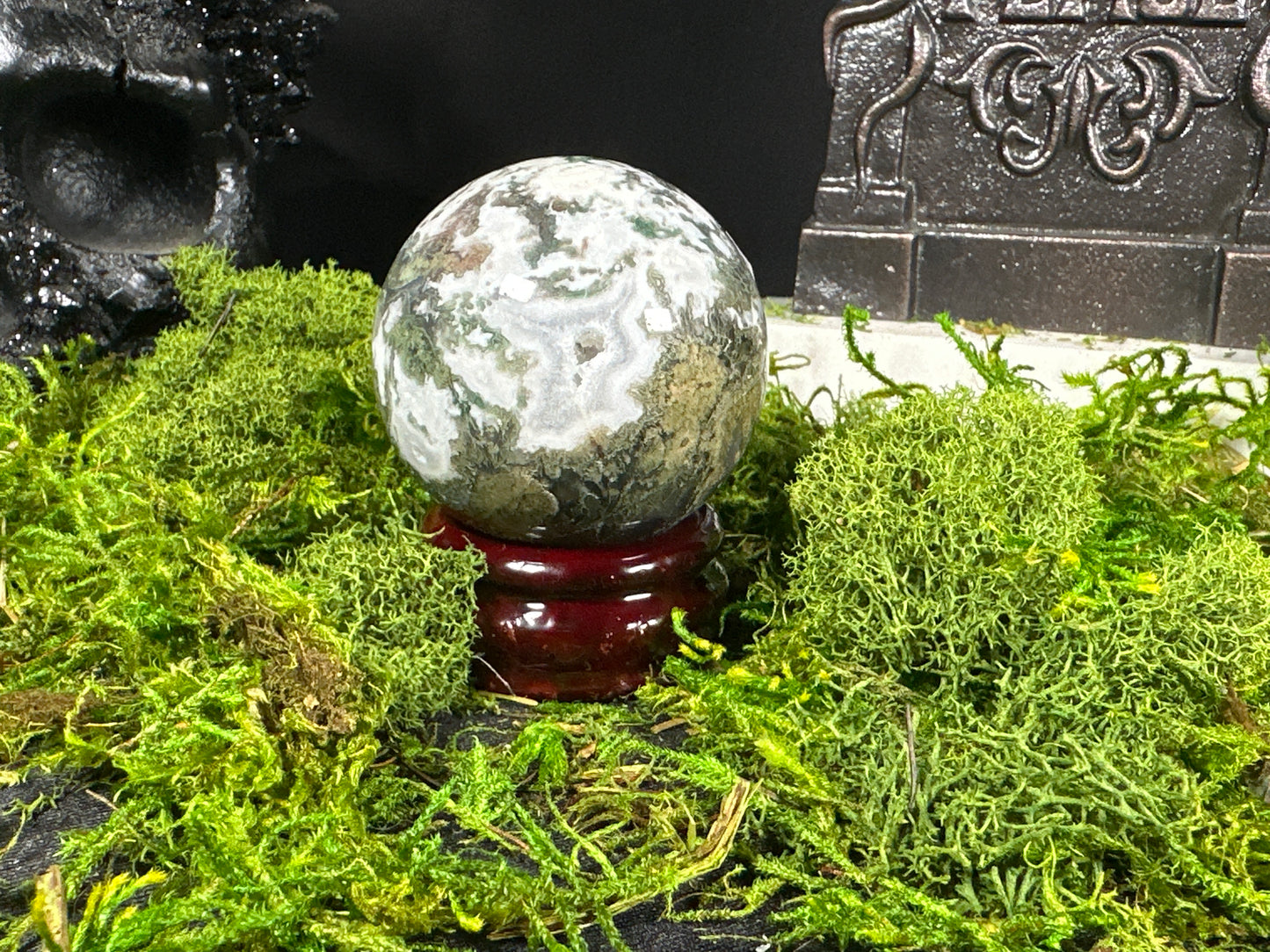 Moss Agate Sphere
