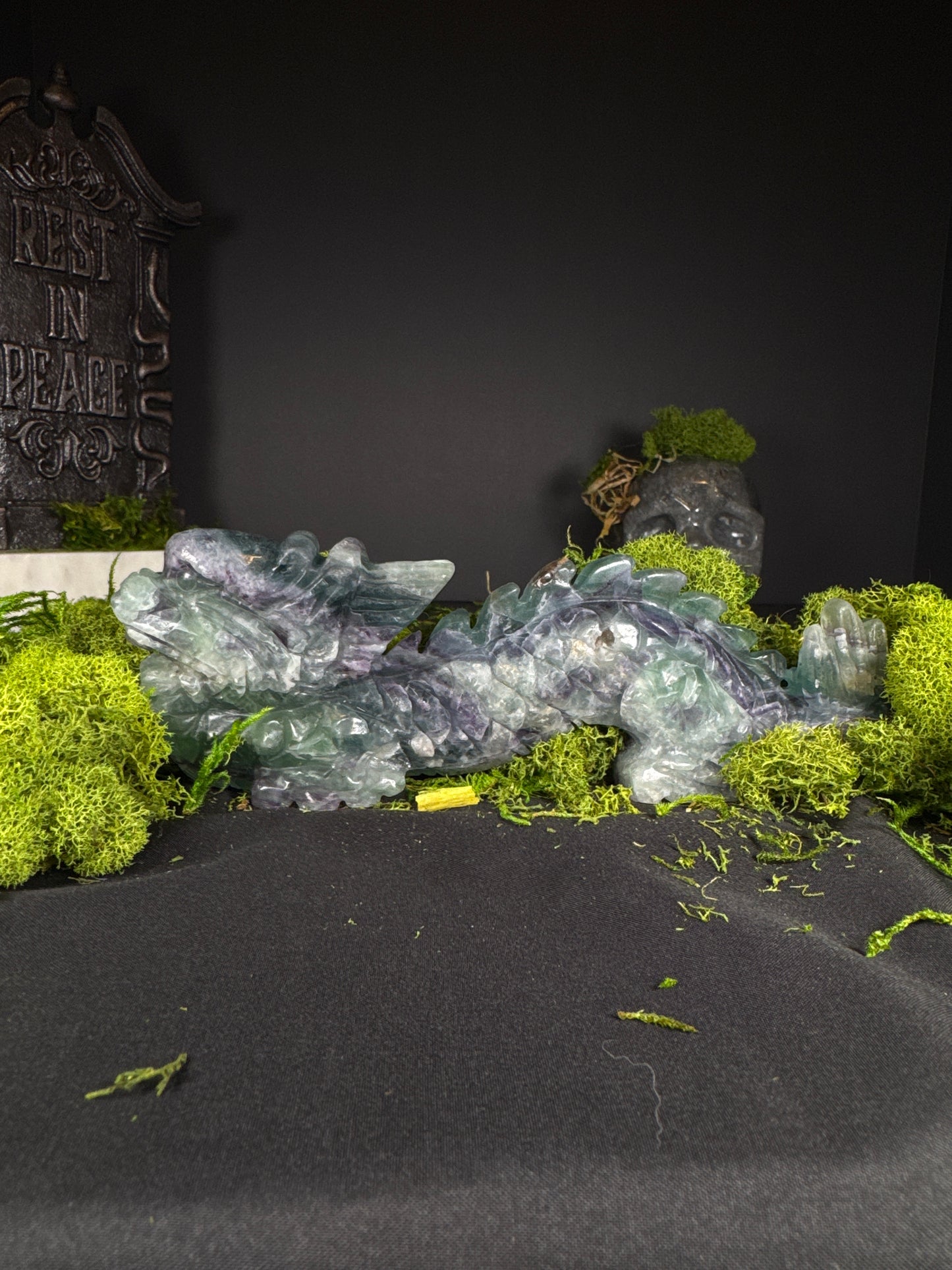 Rainbow Fluorite Water Dragon