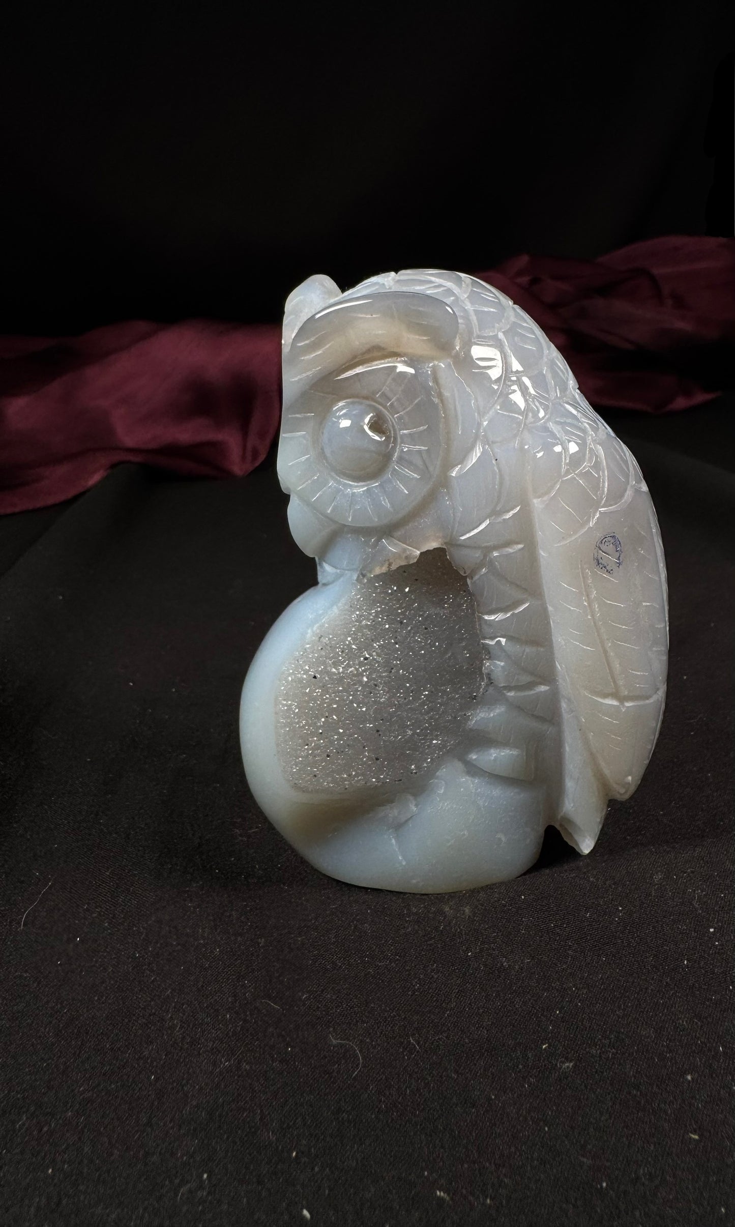 Blue Agate Owl