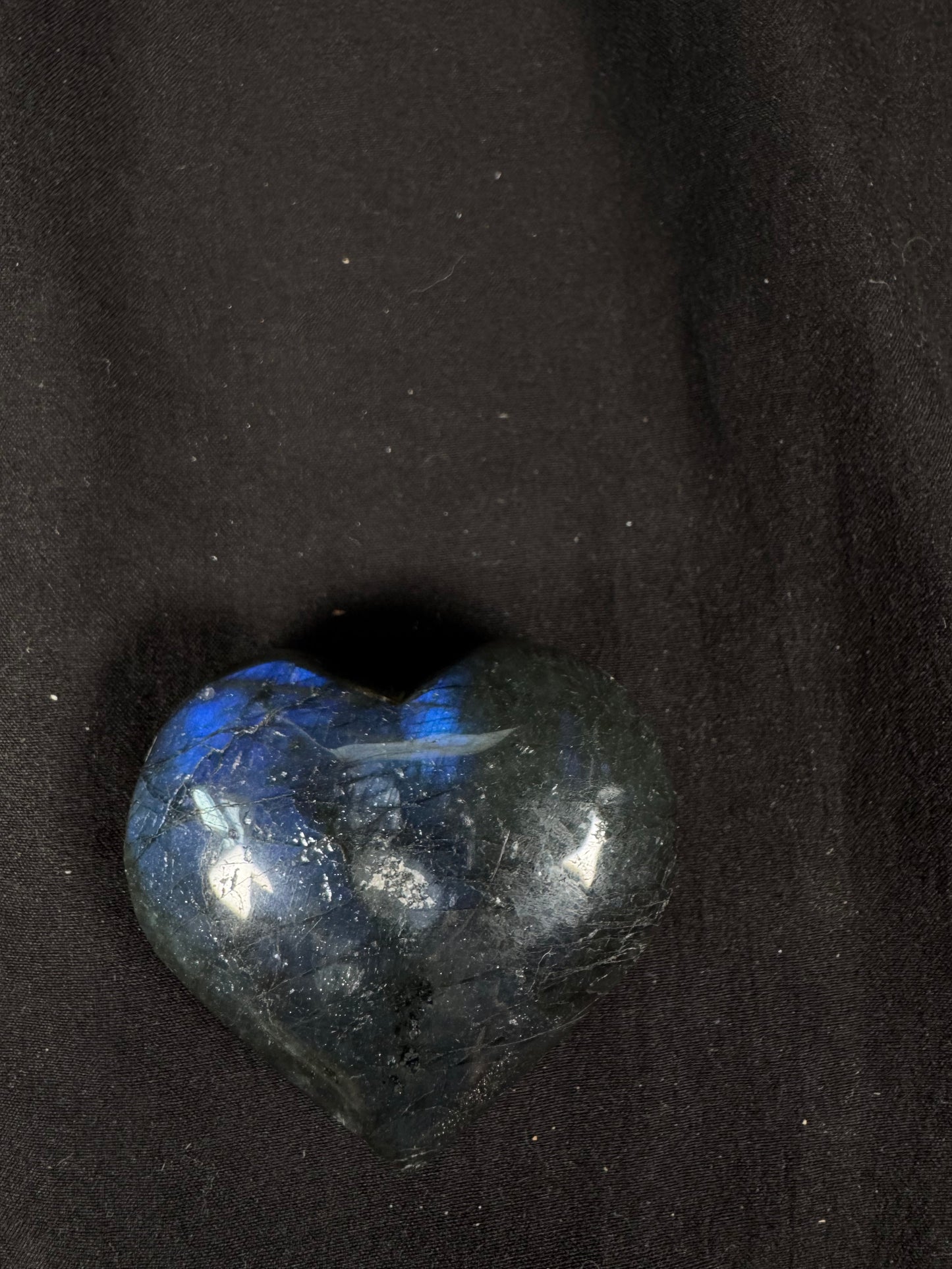 Labradorite Heart