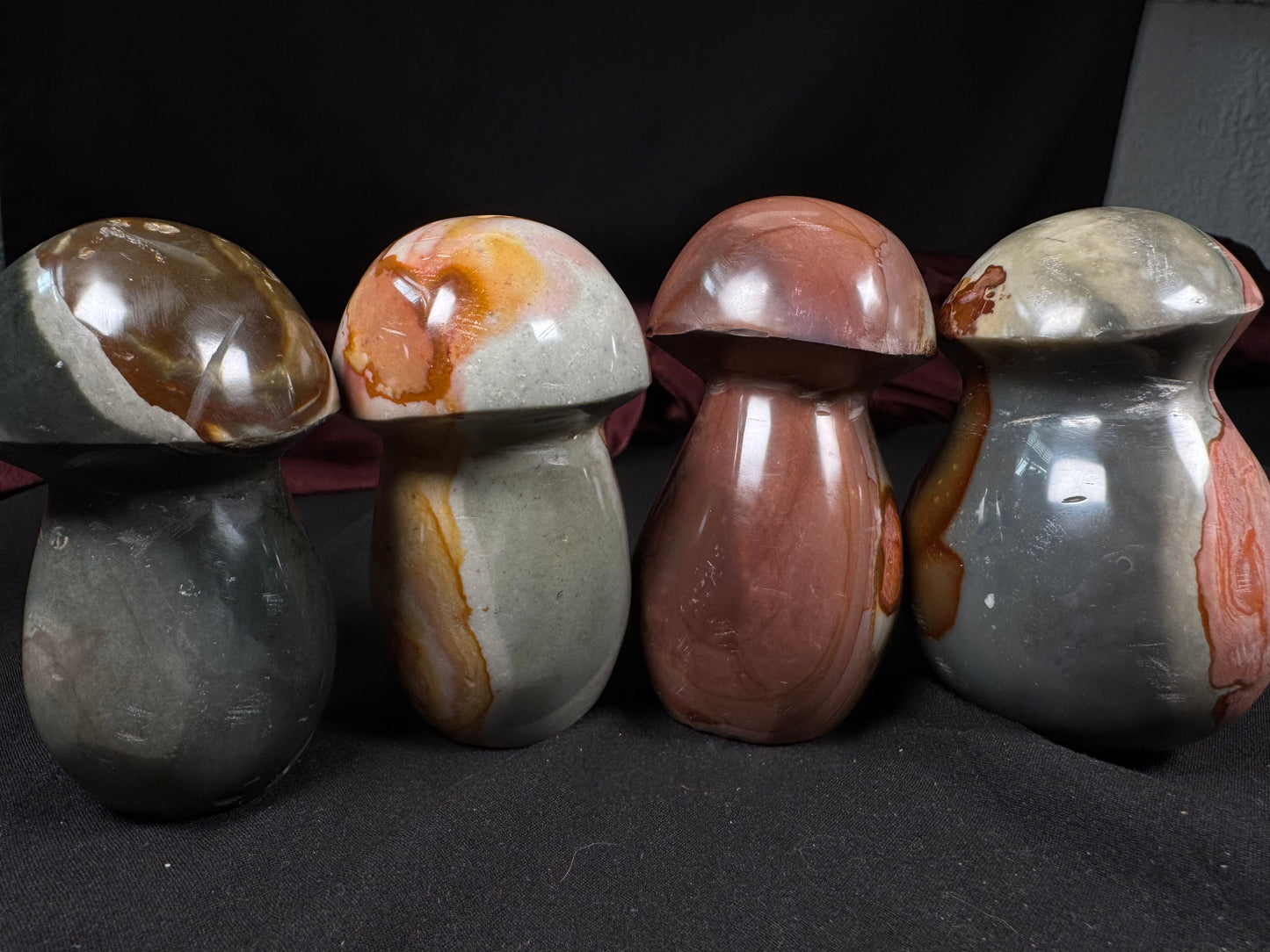 Polychrome Jasper Mushroom