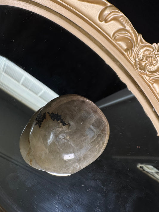 Smokey Citrine Palm-stone