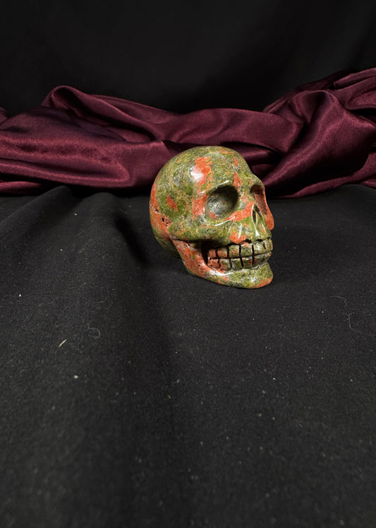 Unakite Skull