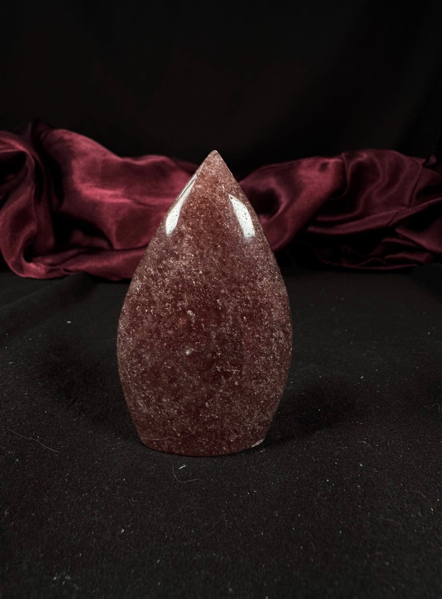 Strawberry Quartz Teardrop