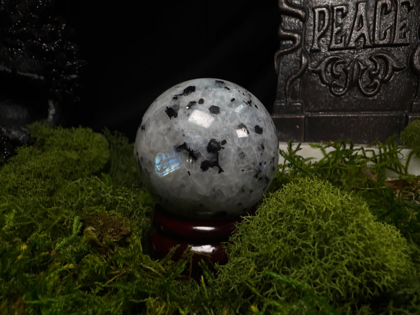 Rainbow Moonstone Sphere