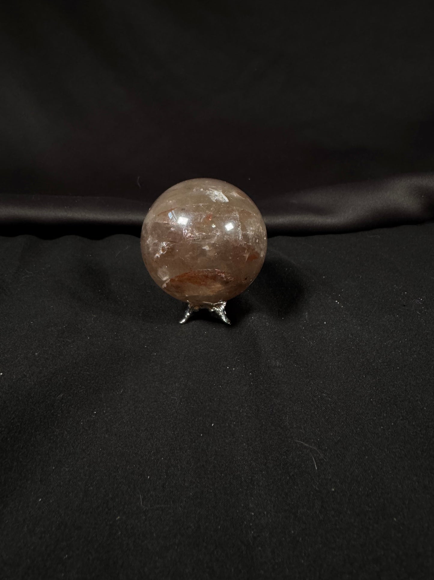 Smokey Fire Quartz Sphere 55