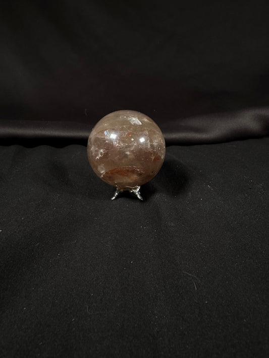 Smokey Fire Quartz Sphere