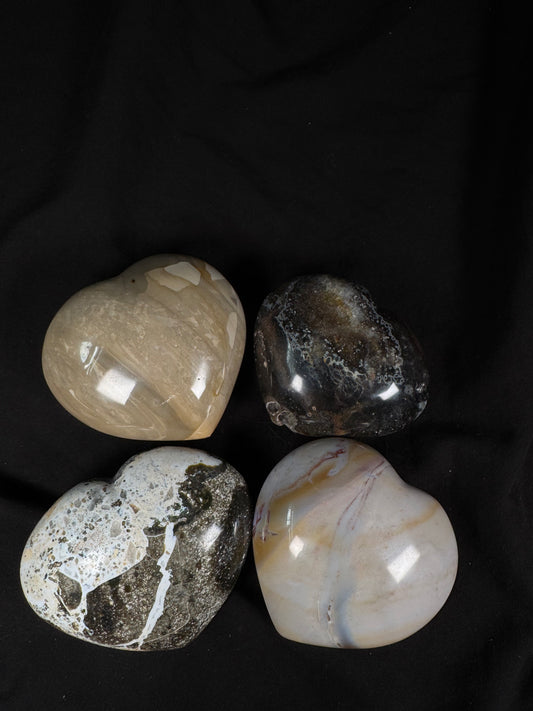 Ocean Jasper Heart