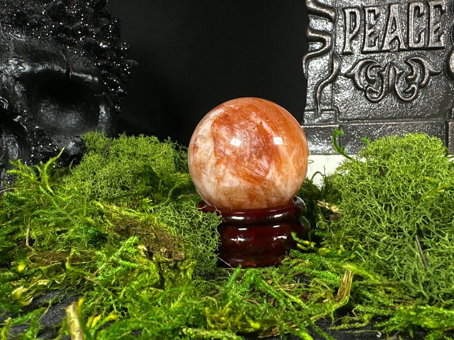 Fire Quartz Sphere