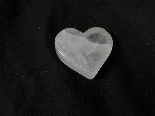 Clear Quartz Heart Sphere Holder