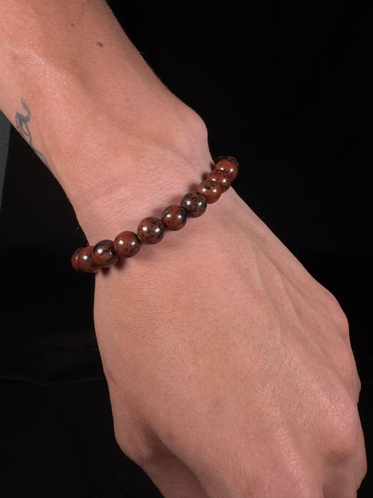 Mahogany Obsidian Bracelet