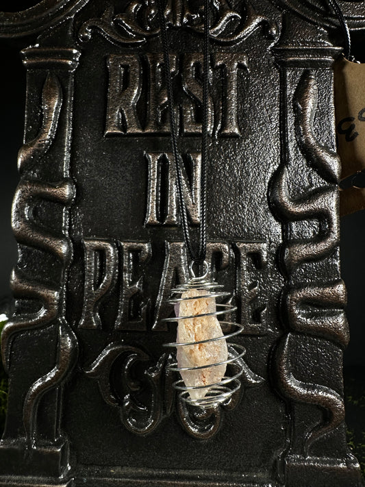 Amethyst Cage Necklace