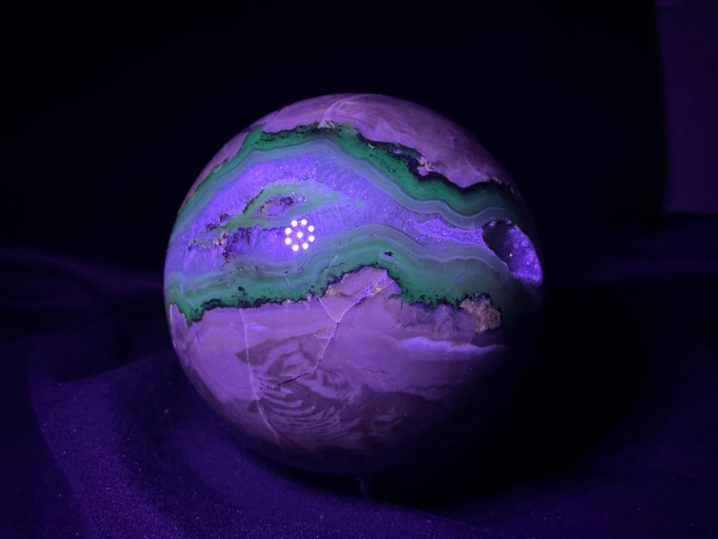 Volcano Agate Sphere