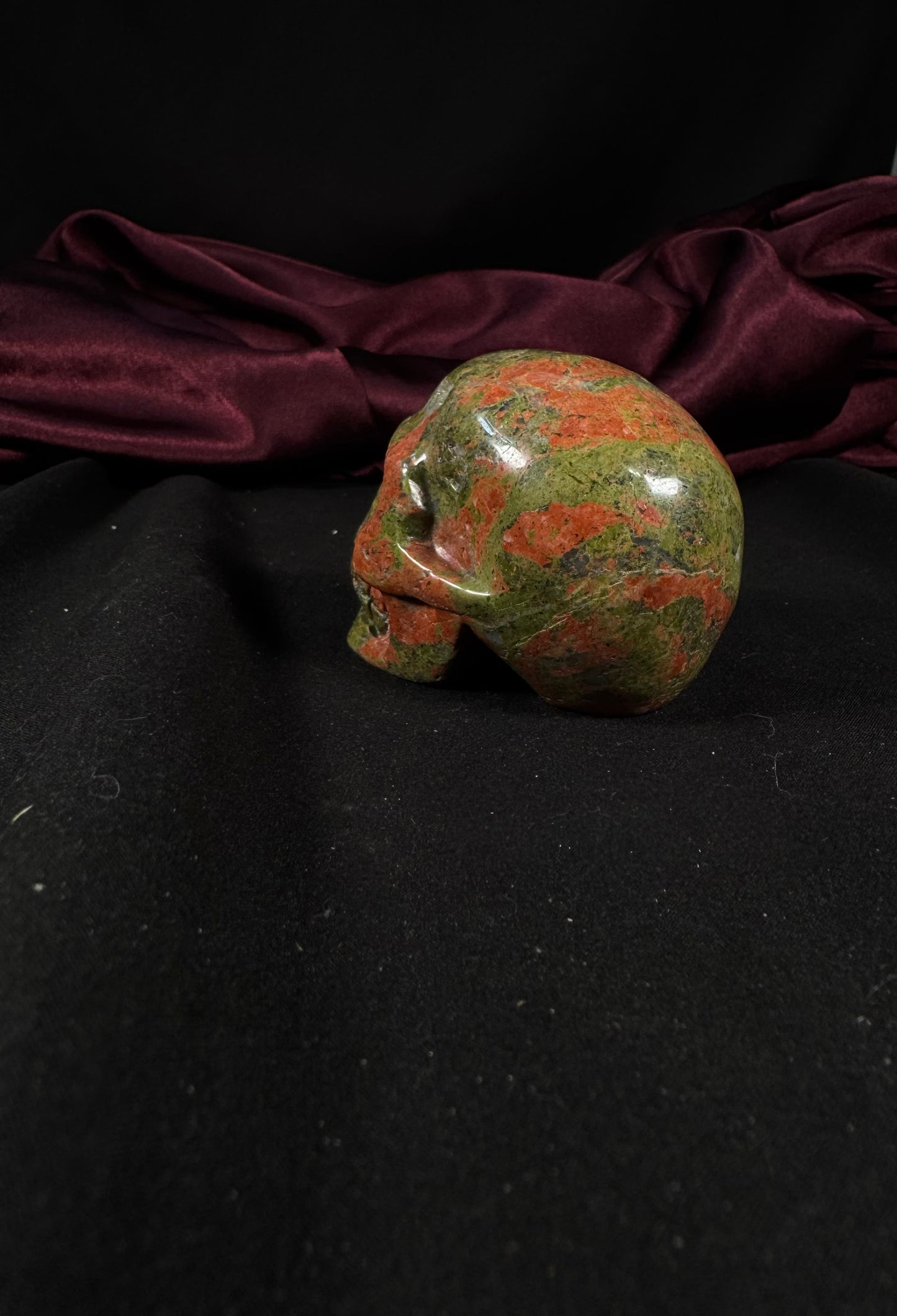 Unakite Skull