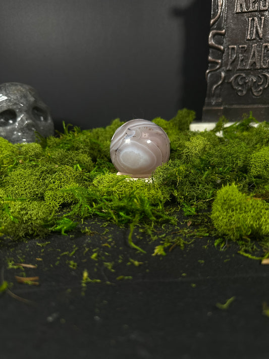 Pink Agate w/ Dendrites