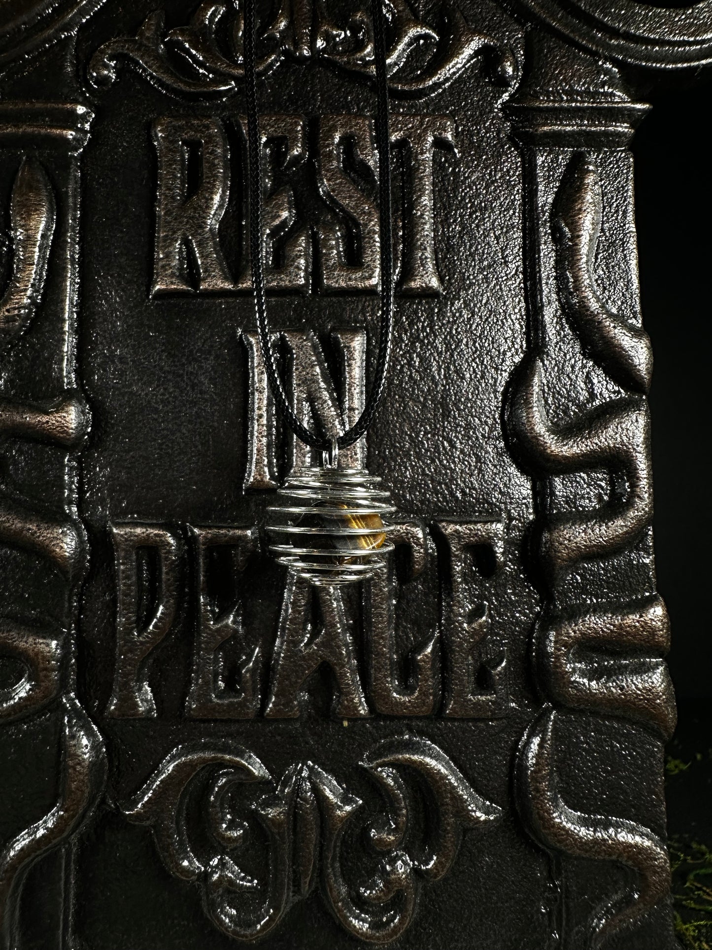 Tiger Eye Cage Necklace