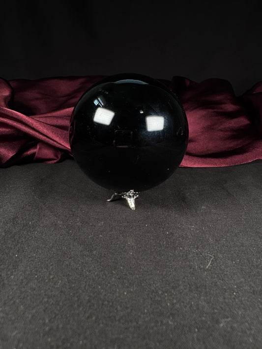 Black Obsidian Sphere 75mm