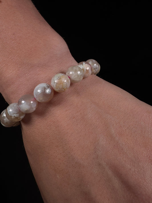 Flower Agate Bracelet