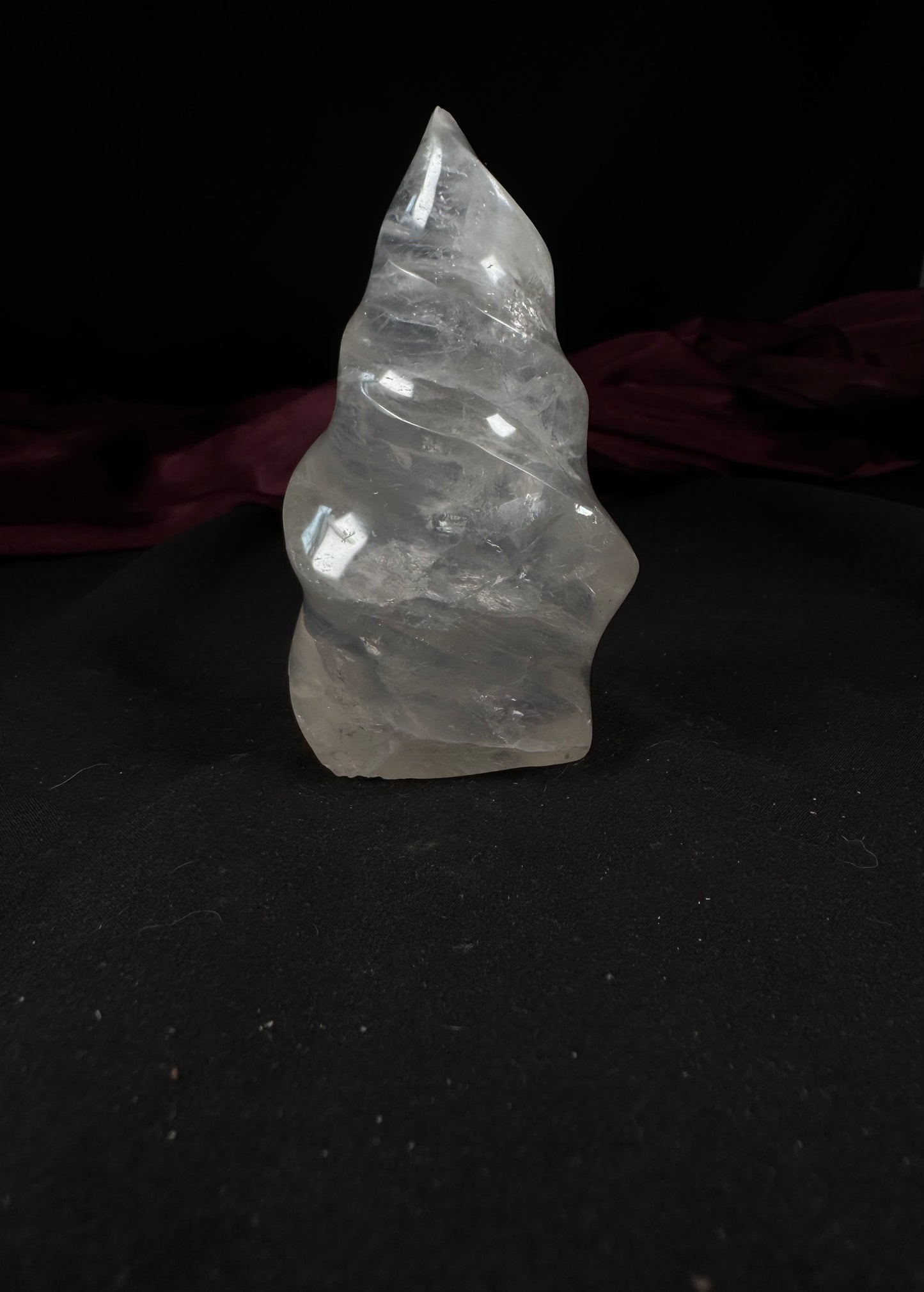 Clear Quartz Flame