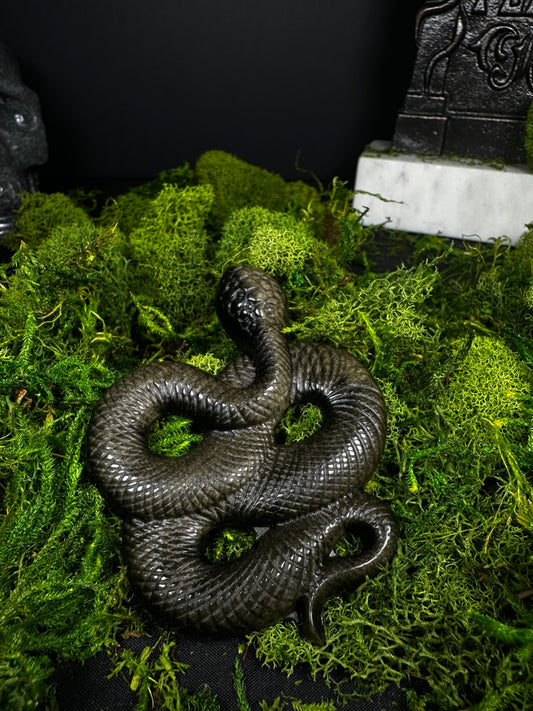 Gold Sheen Obsidian Snake
