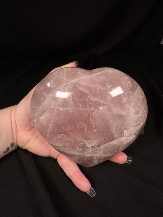 Rose Quartz Heart