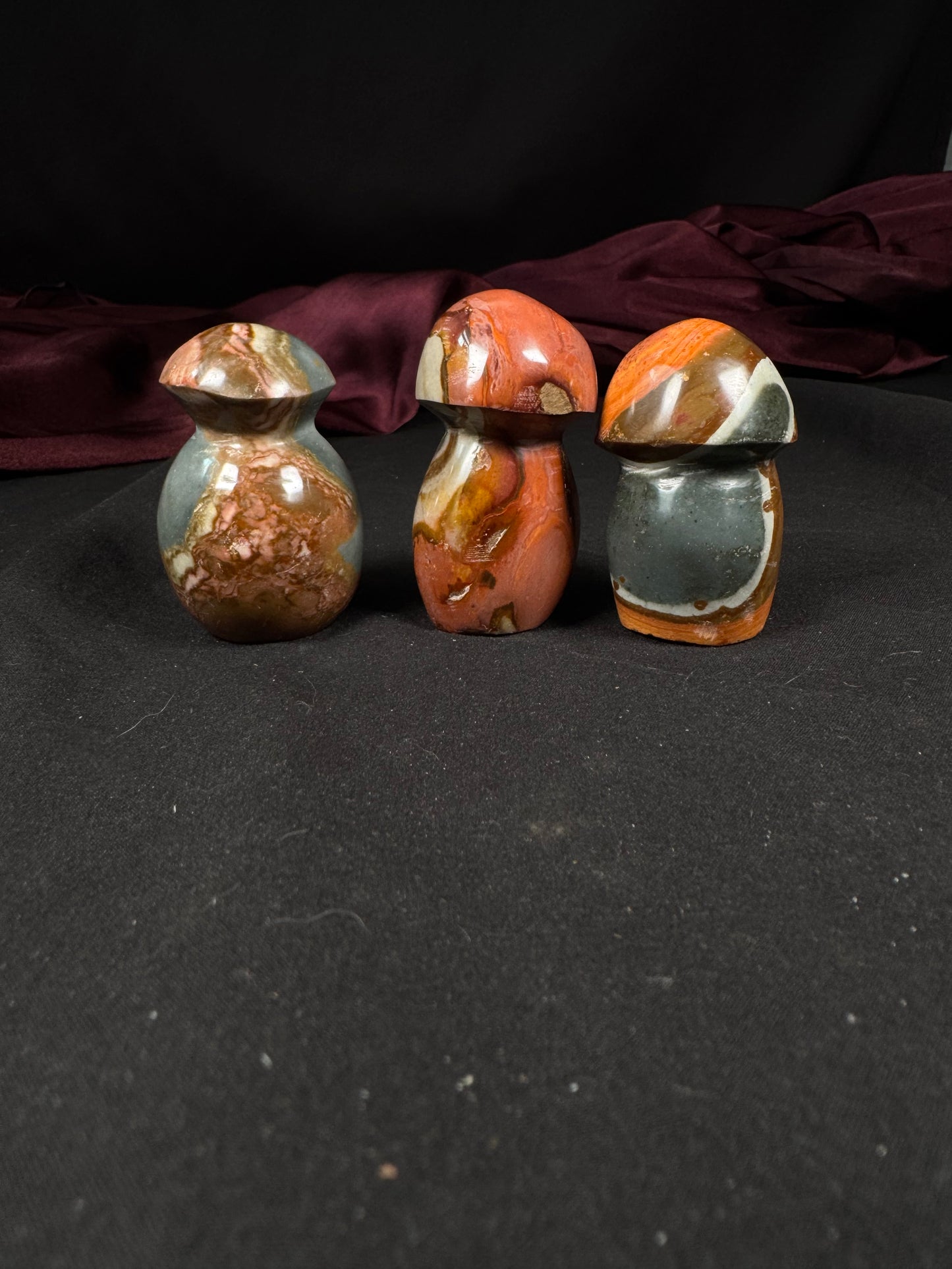 Polychrome Jasper Mushroom