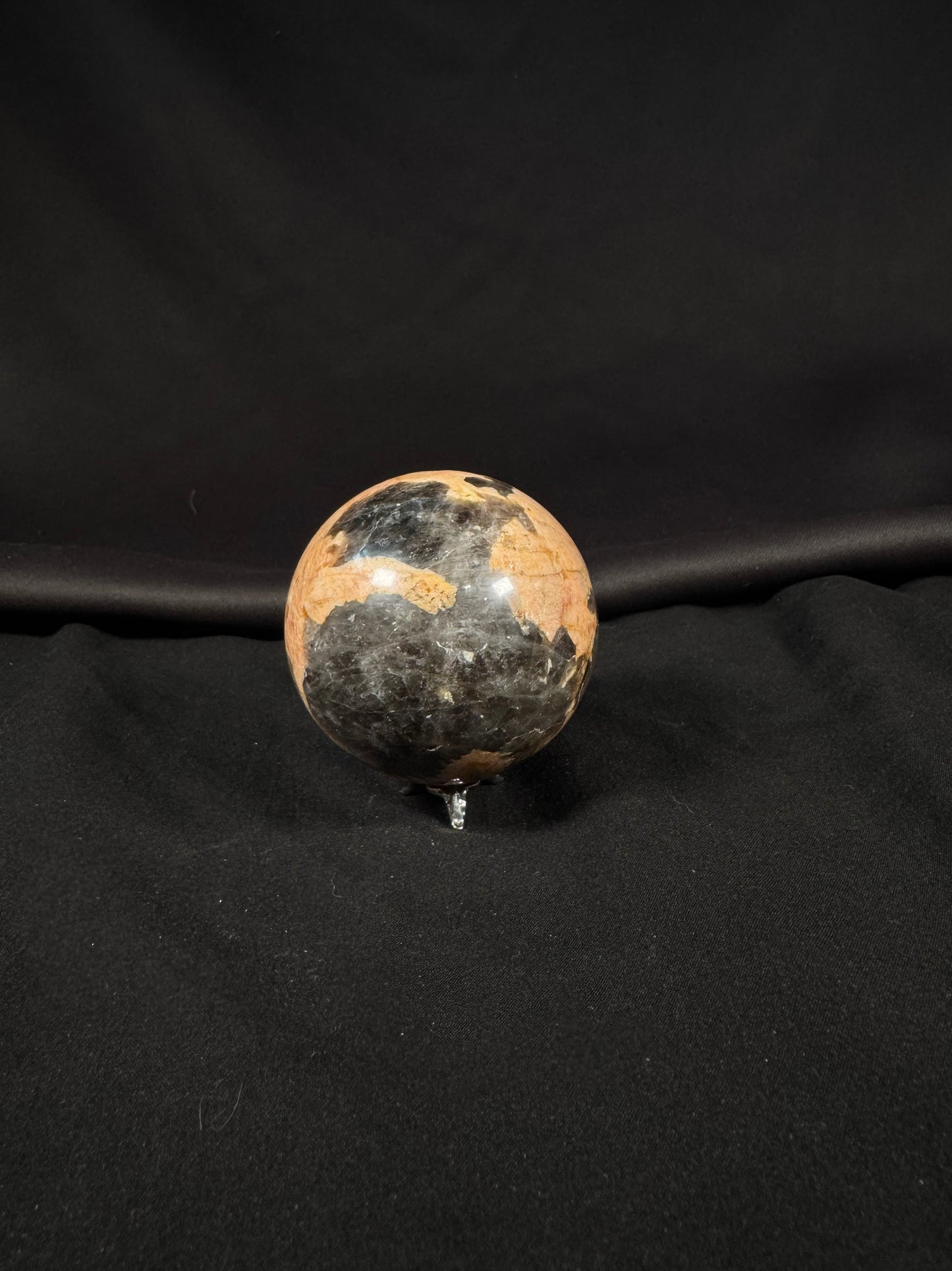 Leopard Print Moonstone Sphere 64mm