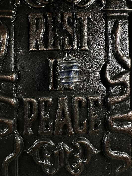 Sodalite Cage Necklace