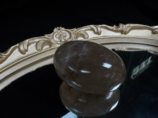 Smokey Citrine Palm-stone