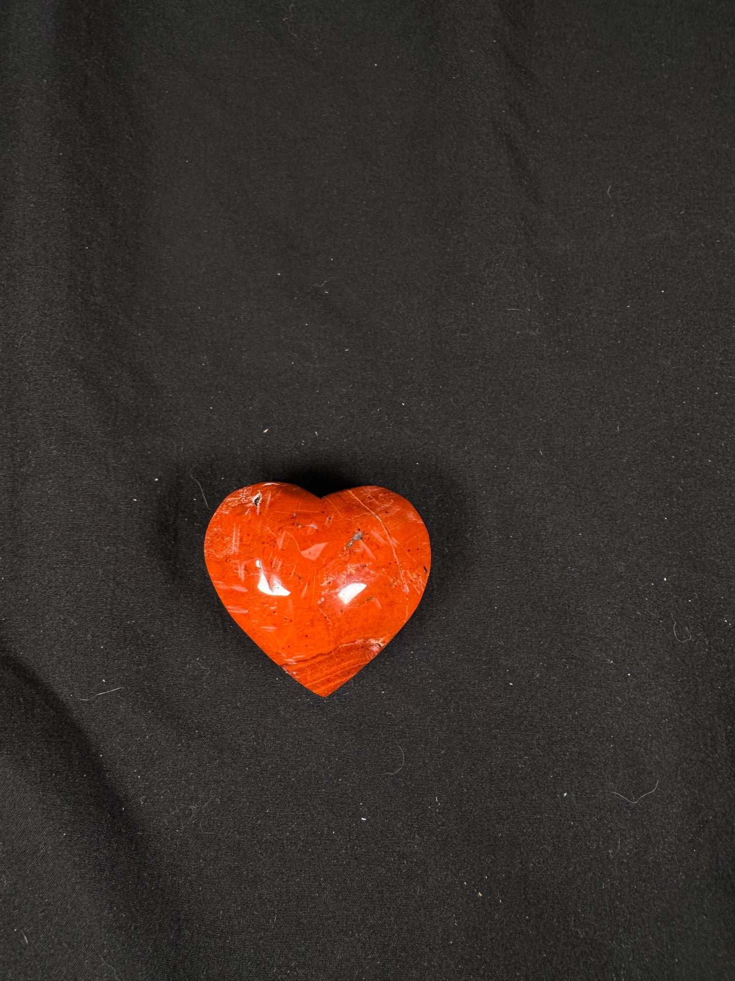 Red Jasper Heart