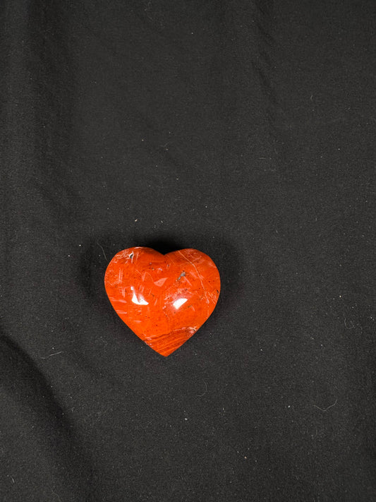 Red Jasper Heart
