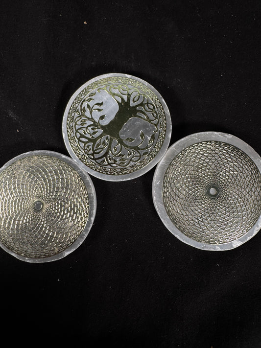 Selenite Charging Plates