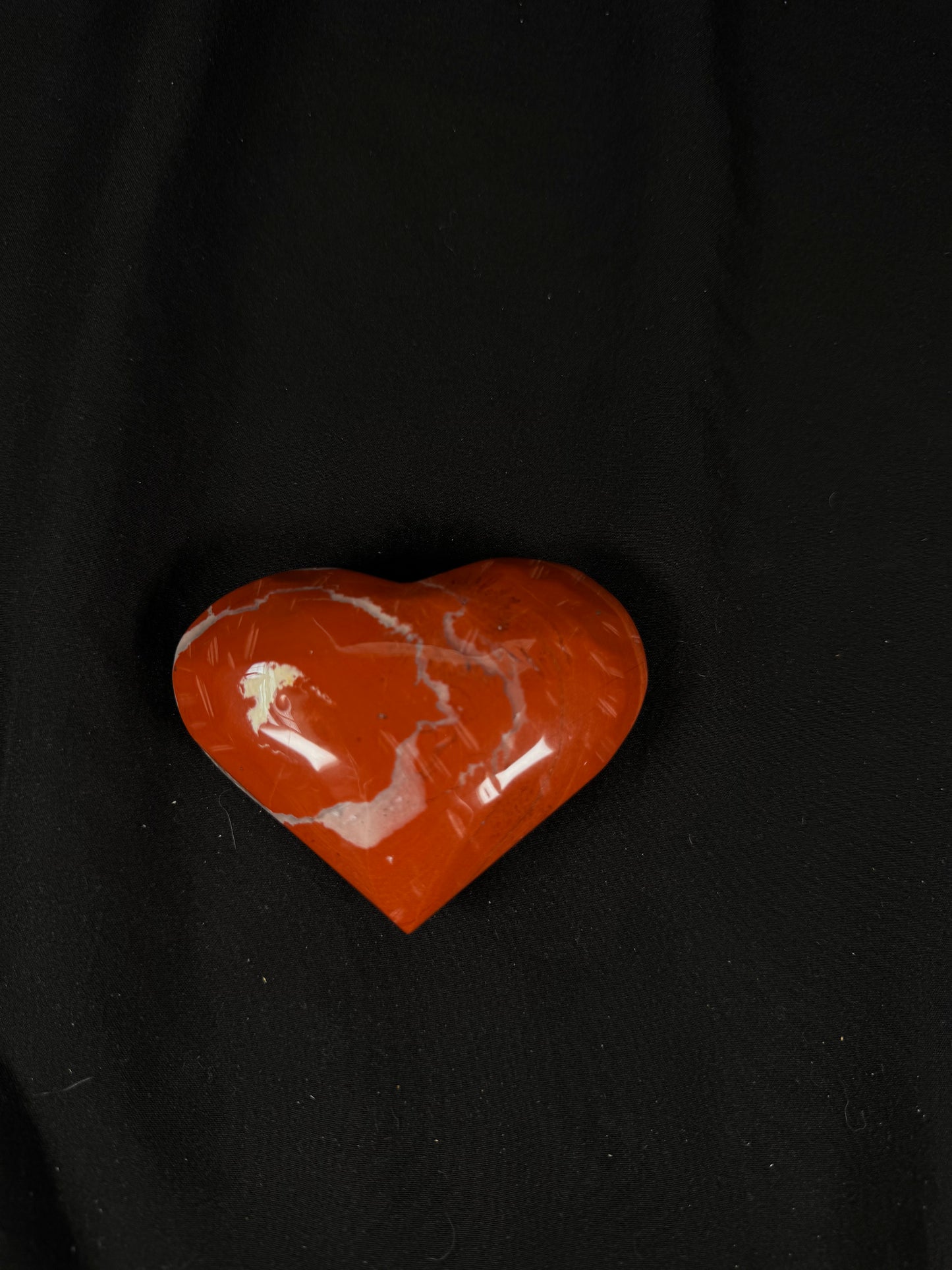 Red Jasper Heart