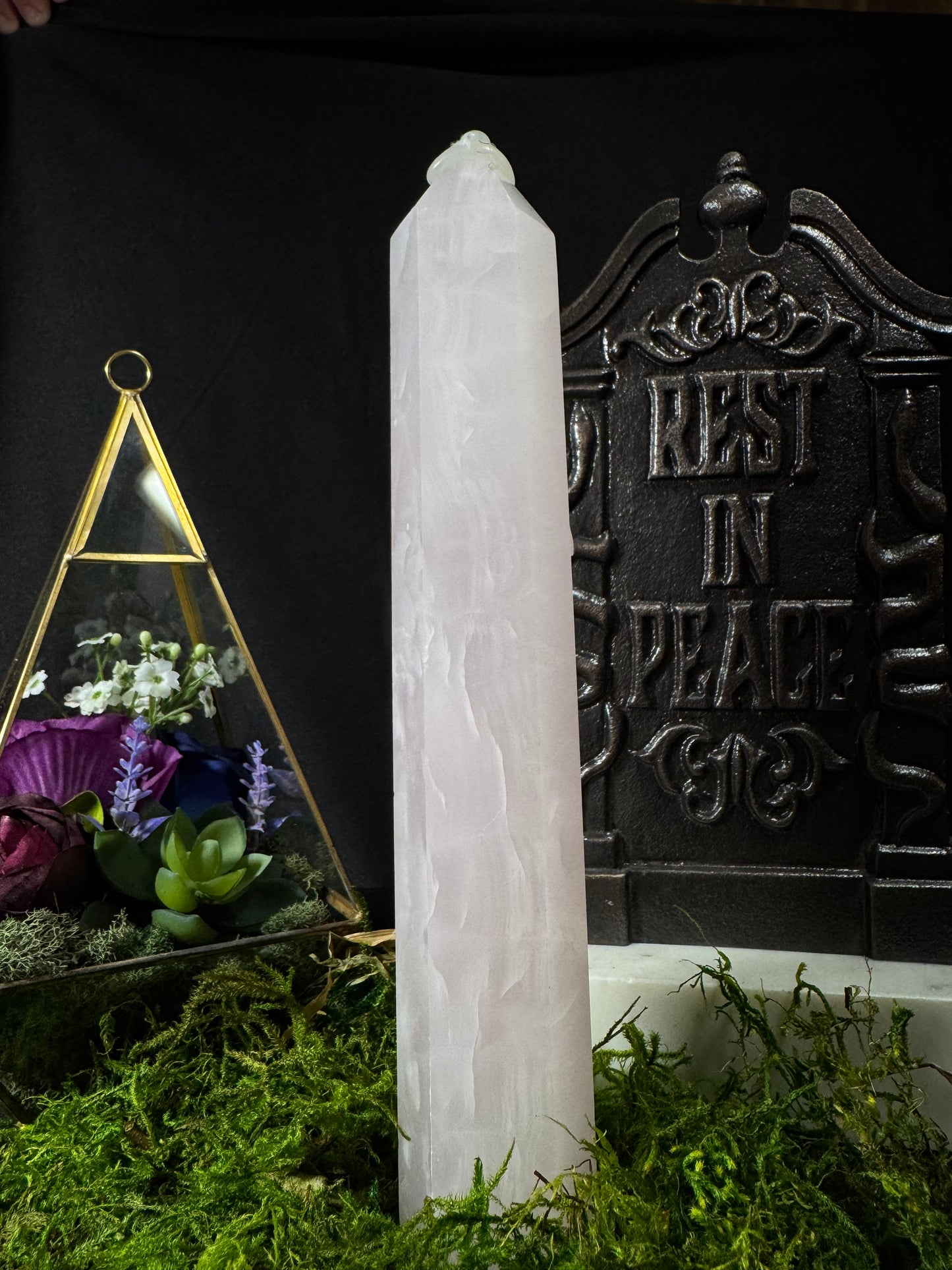 Pink Calcite Tower