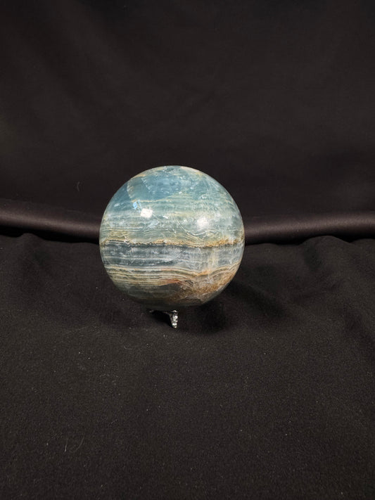 Blue onyx Sphere 75mm