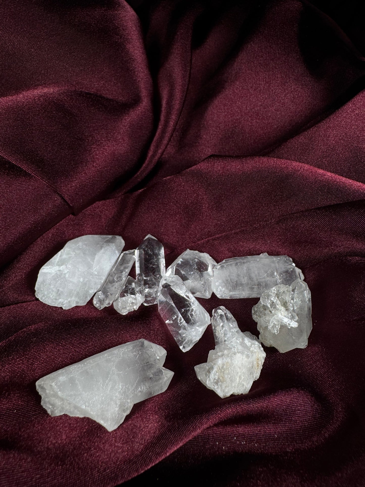 Random Clear Quartz Points