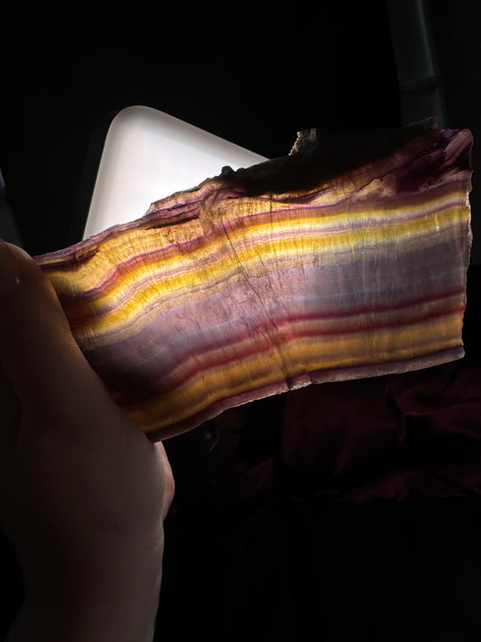 Rainbow Fluorite Slab