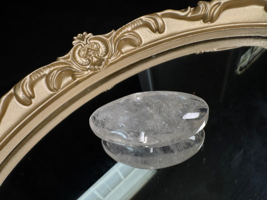 Clear Quartz Palm-stone