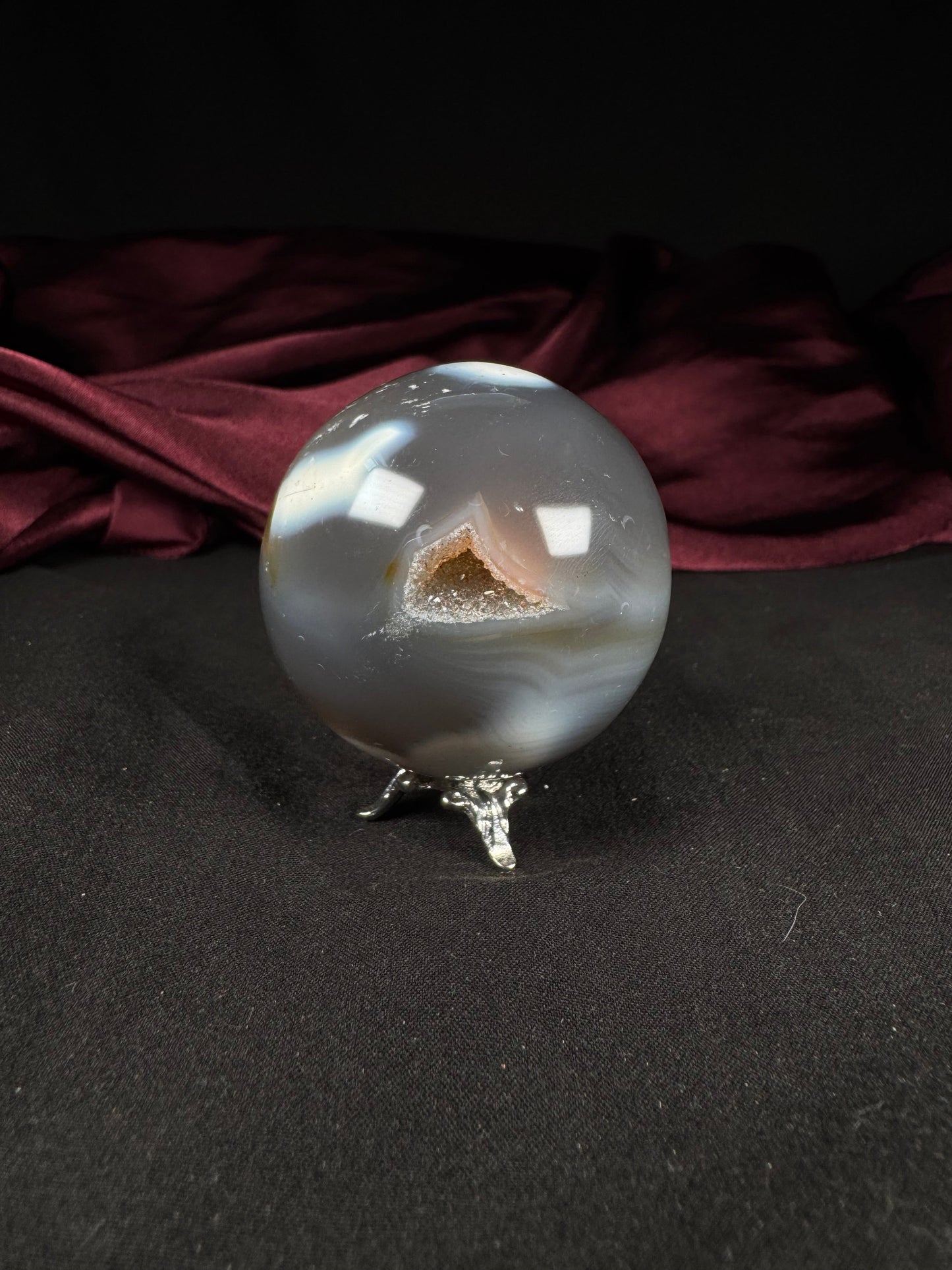 Orca Agate Sphere