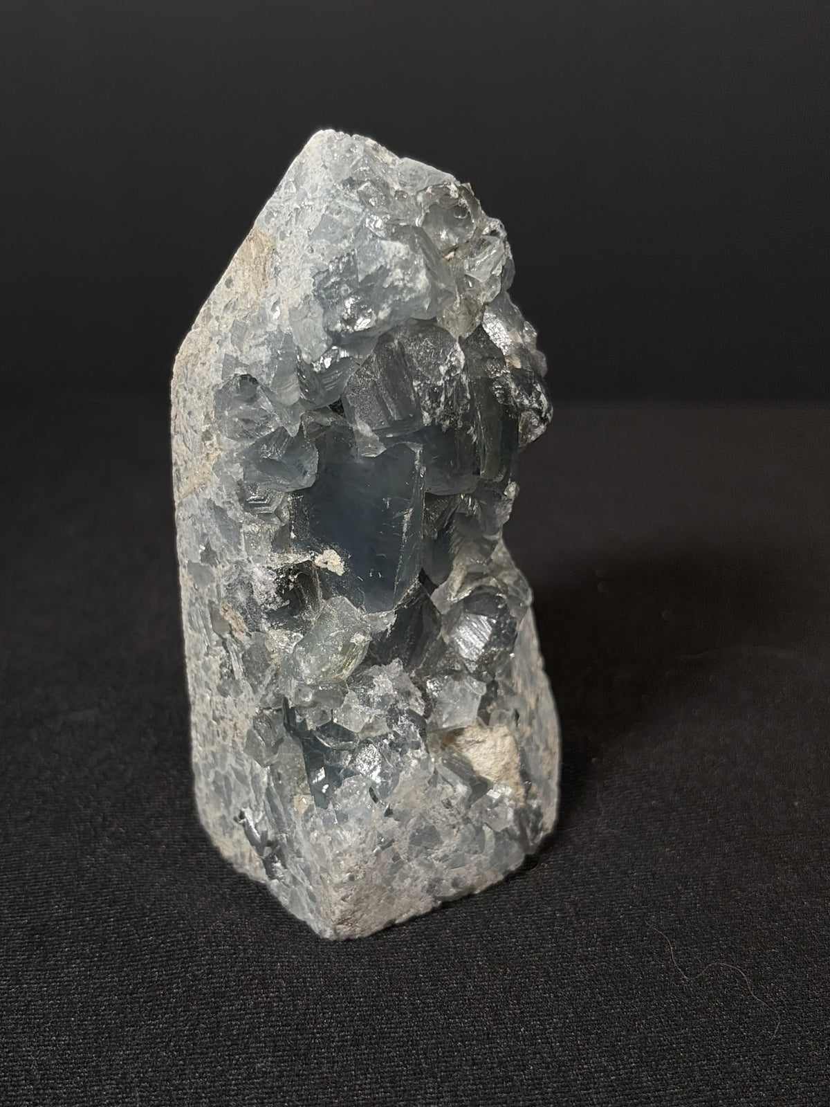 Raw Blue calcite