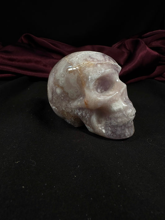 Pink Amethyst Skull