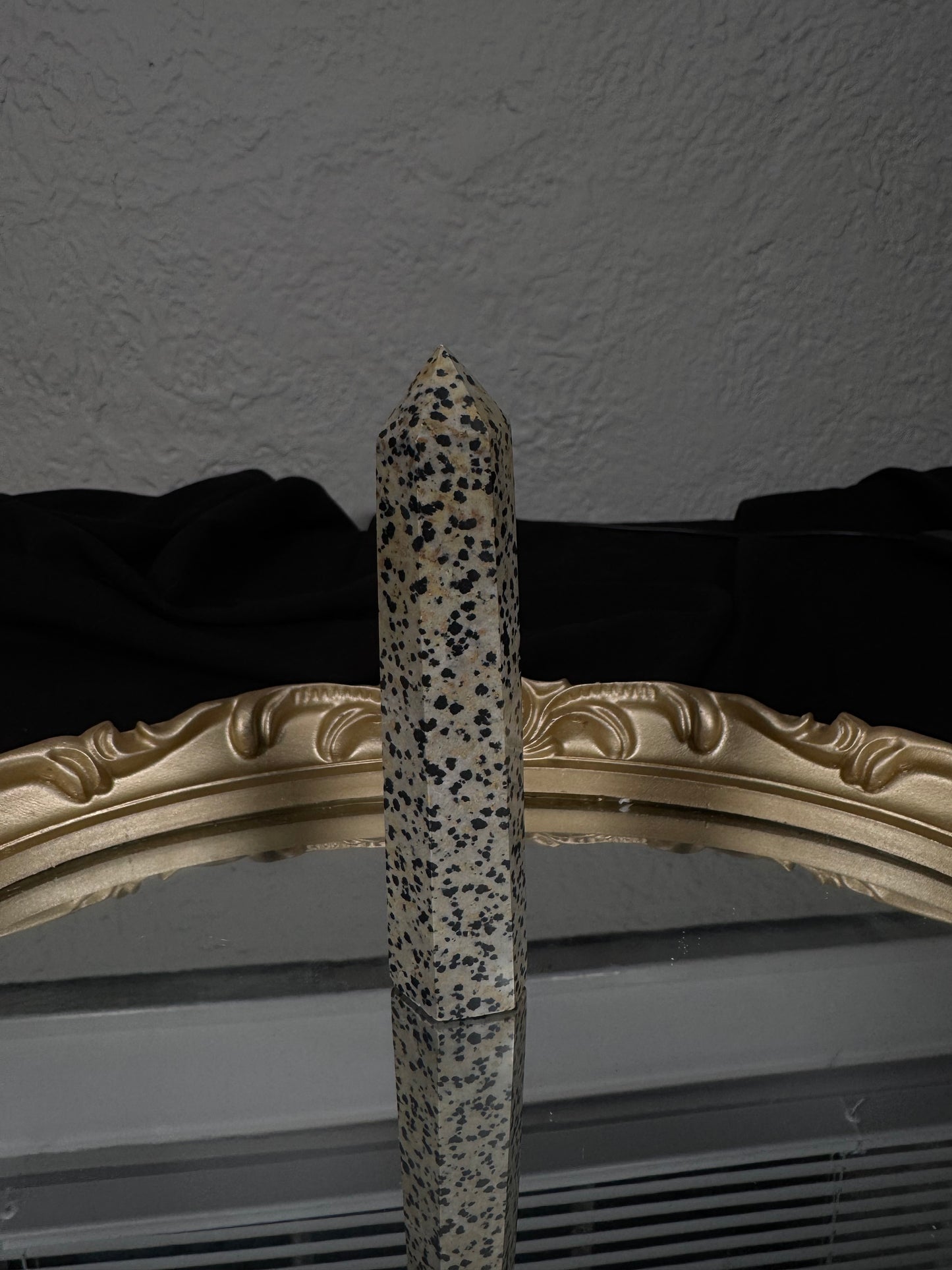 4.5in Dalmatian Jasper Tower