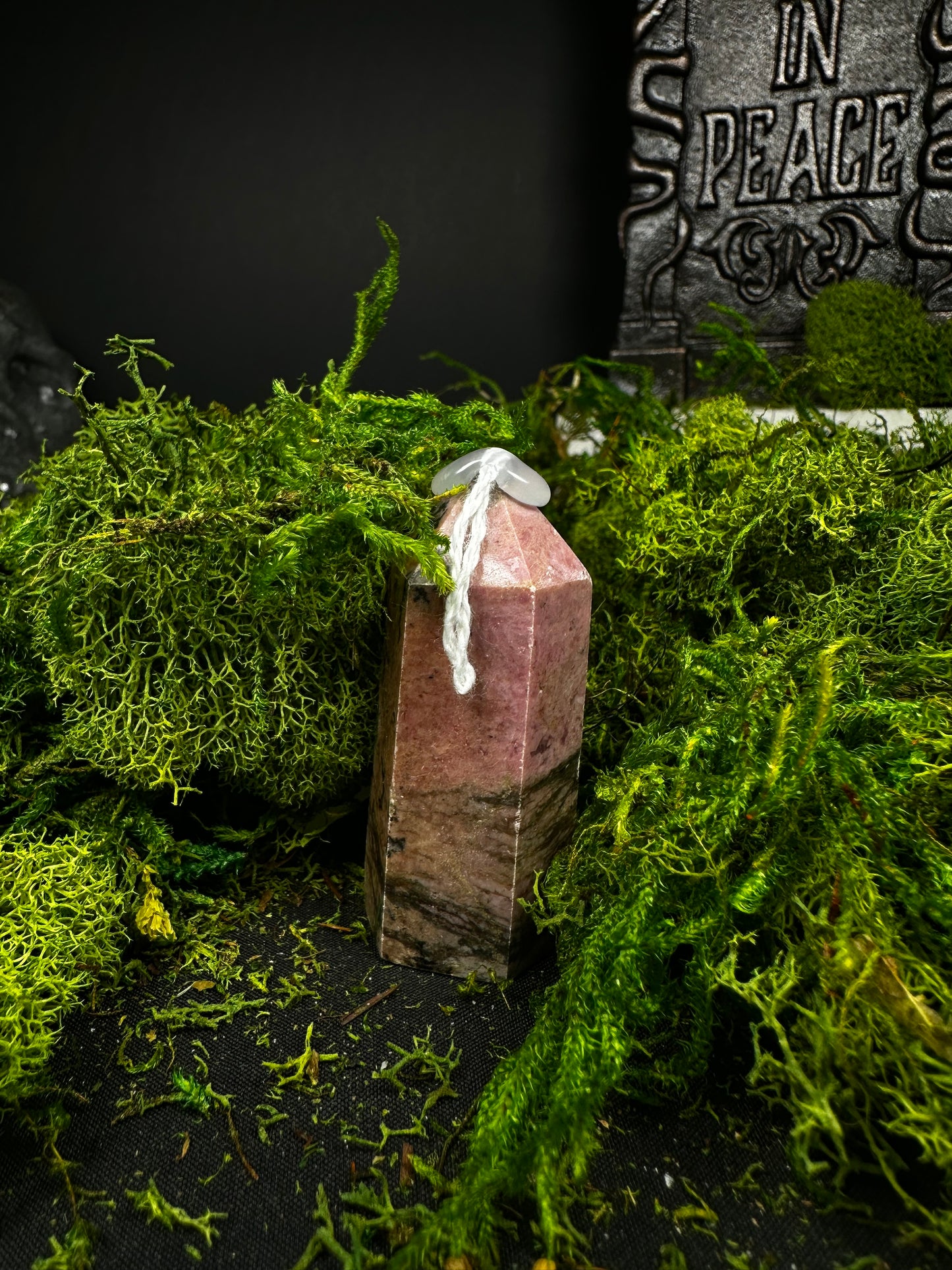 Pink Rhodonite Tower