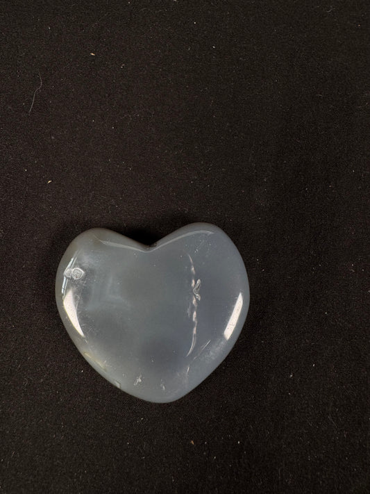 Blue Agate Heart