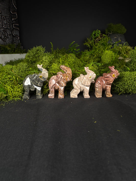 Soapstone Elephants