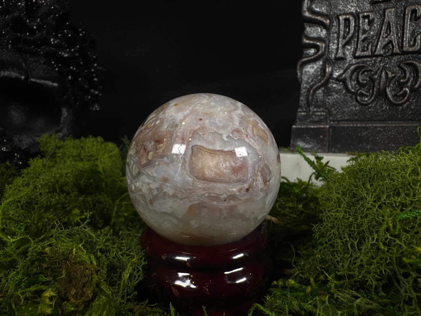 Crazy Lace Agate Sphere