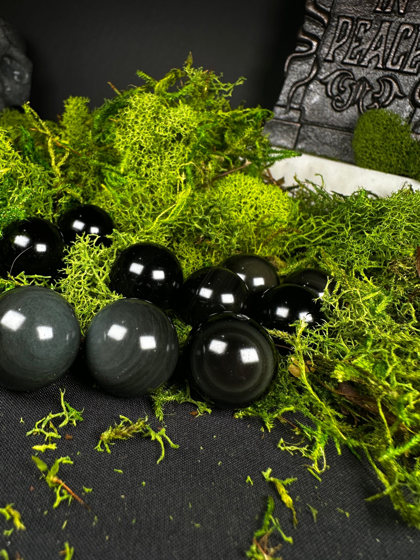 Rainbow Obsidian Mini Spheres